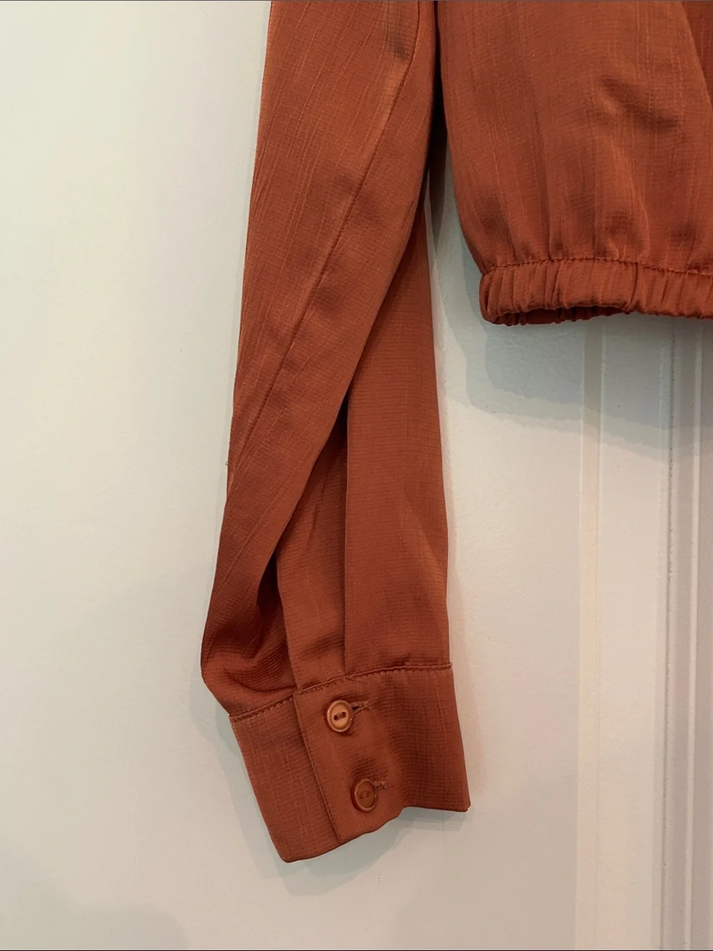 Astr The Label Rust Blouse